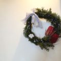珈琲花・店内のクリスマスリース